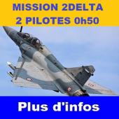 0h50 SUR AVION DE CHASSE POUR 2 PILOTES