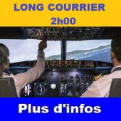 2h00 SUR AVION DE LIGNE