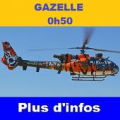 0h50 SUR HELICOPTERE GAZELLE