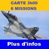 CARTE 3h00 SUR AVION DE CHASSE
